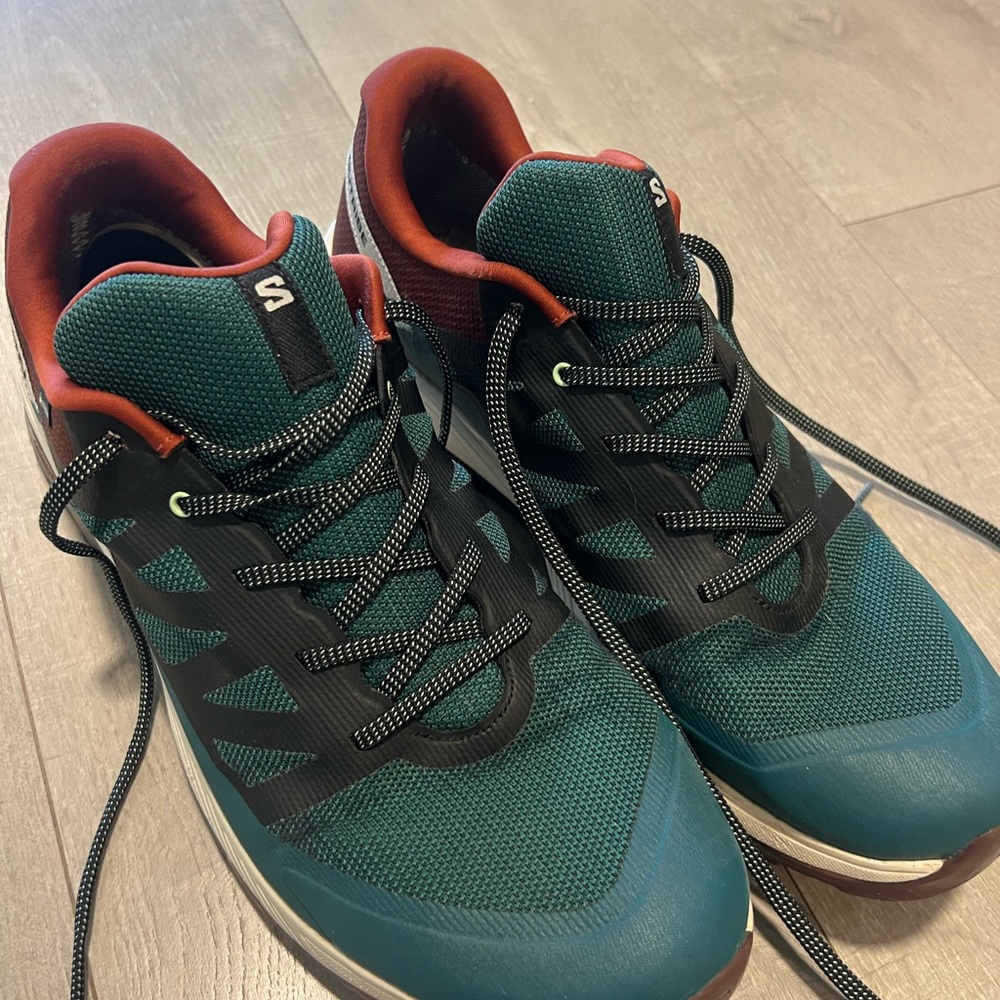 Salomon Teal and Black Men's Sneakers